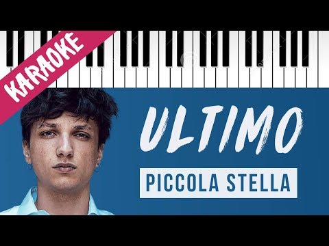 Ultimo | Piccola Stella // Piano Karaoke con Testo