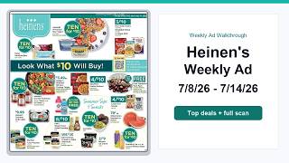 Heinen's Weekly Ad (7/8/26 - 7/14/26) Top 10 Deals