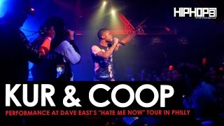 Dave East Brings out Kur & Coop at his "Hate Me Now" Tour in Philly