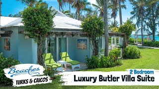 Seaside Two Bedroom Luxury Butler Villa Suite | Beaches Turks & Caicos Walkthrough Tour & Review 4K