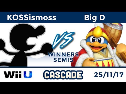 Cascade Singles: Winners Semis - KOSSismoss (Mr. Game & Watch) vs CACAW|Big D (King Dedede, Falcon)