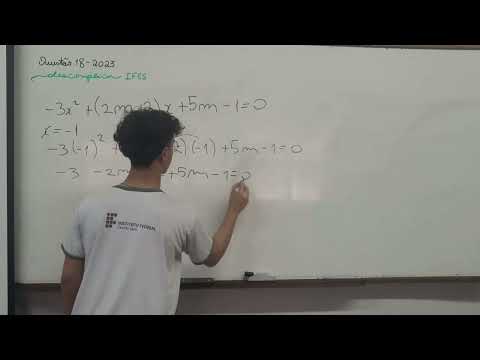 RESOLUÇÃO DA QUESTÃO 18 PROVA DO IFES 2023