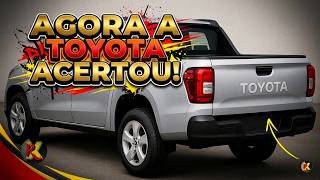 🚨 NOVA PICAPE DE TRABALHO DE R$ 100 MIL DA TOYOTA NO BRASIL!