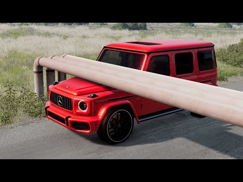 Cars vs Low Pipes – BeamNG.Drive