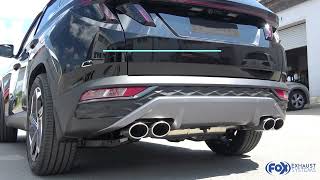 Video: Fox Edelstahl Duplex Sportauspuff Hyundai Tucson 4 Typ NX4
