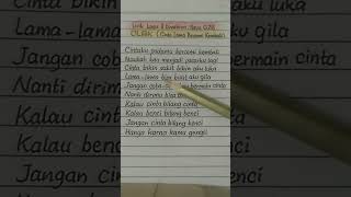 Download lagu Lirik lagu 'CLBK'(Cinta Lama Bersemi Kembali)||Divalova,Bayu G2B mp3