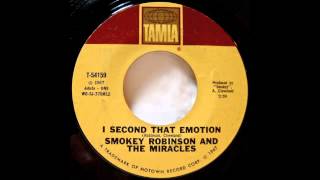 Smokey Robinson. I Second That Emotion.