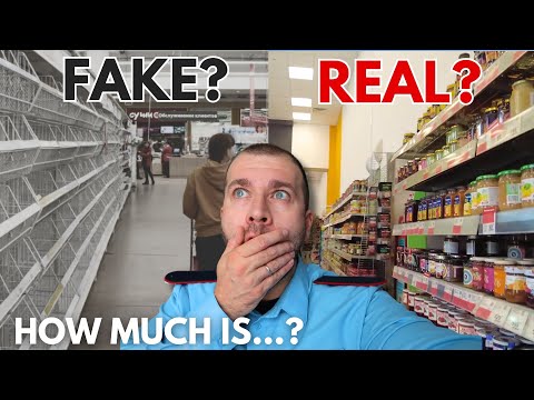 Russian Typical Grocery Store Shopping (Prices!)