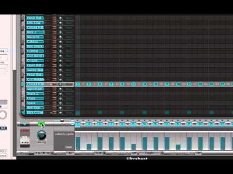 Logic Pro 9 - Step Sequencing in Ultrabeat