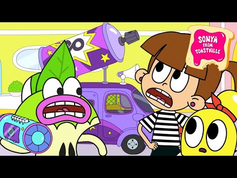 NEW 💥 Sonya from Toastville - SUPER SPRAY (Ep 11) 💥 Super Toons - Kids Shows & Cartoons