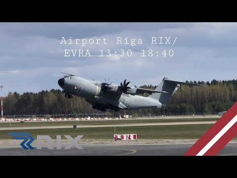 Airport Riga RIX/EVRA 13:30-18:40 4 мая