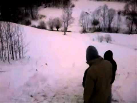 Otwarcie nowej skoczni w Sieniawie - Polok 15 metrów