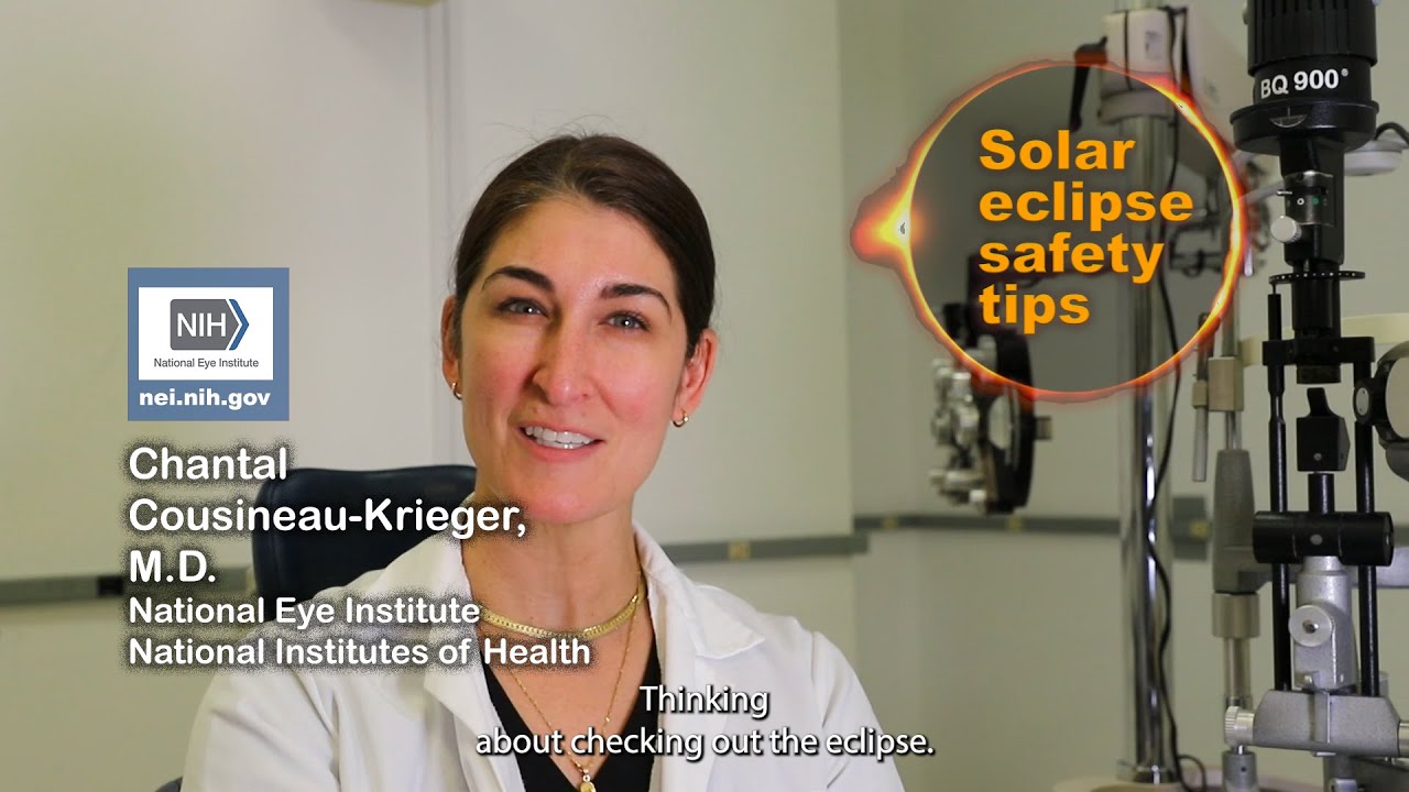 Solar eclipse safety tips from the National Eye Institute