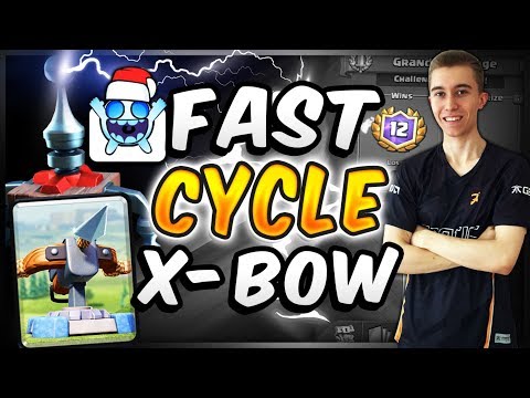 CURRENT BEST XBOW DECK! 2.9 ELIXIR FAST CYCLE DECK — Clash Royale