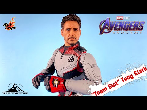 Hot Toys Avengers Endgame 1/6th Scale "Team Suit" TONY STARK Video Review