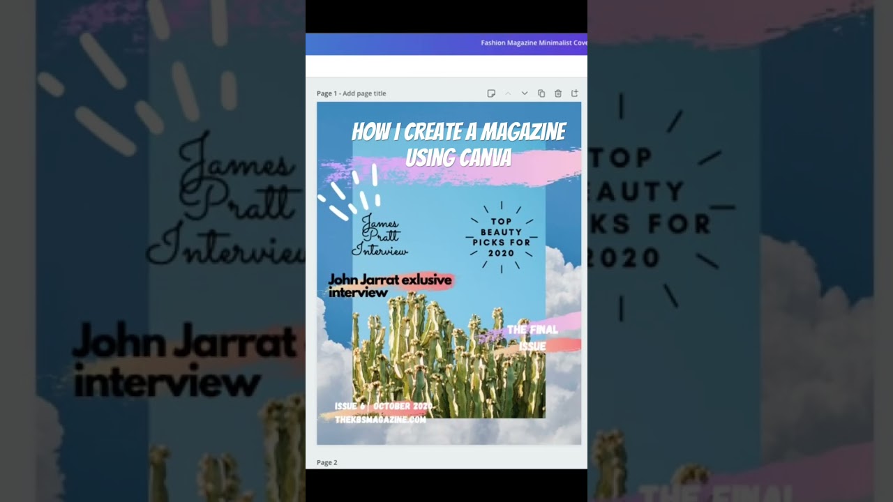 #canva #magazine