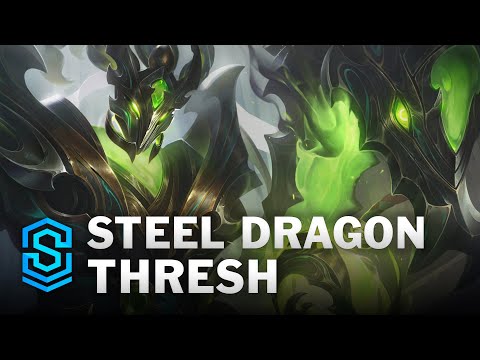 Steel Dragon Thresh Skin Spotlight - League of Legends