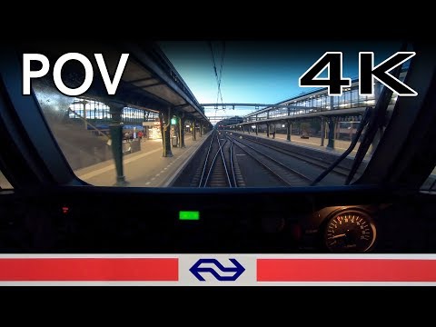 4K TRAIN DRIVER'S POV 's Hertogenbosch - Nijmegen DDZ 5jul 2019