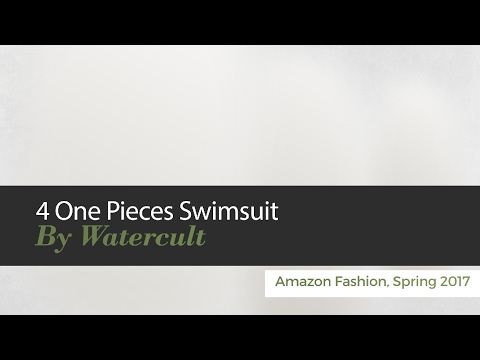 4 One Pieces Swimsuit By Watercult Amazon Fashion, Spring 2017