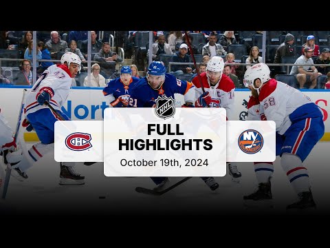Canadiens at Islanders | October 19, 2024 | NHL Full Game Highlights