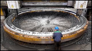 Nuclear Power Flange Manufacturing Process!  Large Forging Factory !