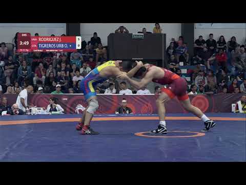 GOLD FS - 57 kg: J. RODRIGUEZ (USA) v. O. TIGREROS URB (COL)