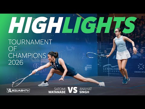 🇮🇳 Singh v Watanabe 🇯🇵 | Tournament of Champions 2026 | ROUND 2 HIGHLIGHTS