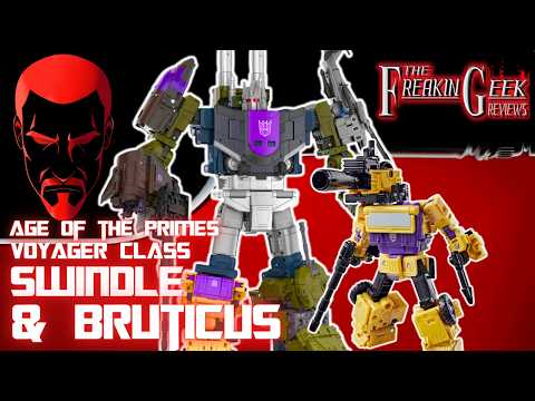 BRUTE! | Age of the Primes Voyager SWINDLE & BRUTICUS: EmGo's Transformers Reviews