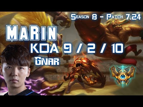 MaRin GNAR vs CAMILLE Top - Patch 7.24 KR Ranked