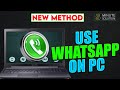 How to use WhatsApp on PC 2024