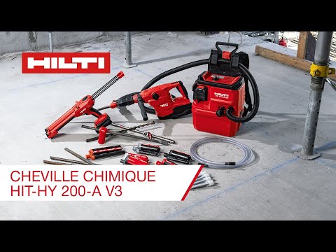 HIT-HY 200-A V3, la cheville chimique hautes performances