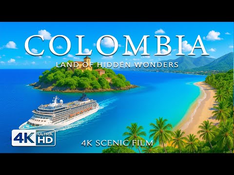 [4K] Colombia 2025 🇨🇴 – Stunning Caribbean Shores & Tropical Aerial Views With Deep House Chill