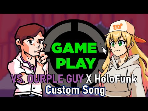 Friday Night Funkin': VS OURPLE GUY X HoloFunk - Game Play (Custom Song)