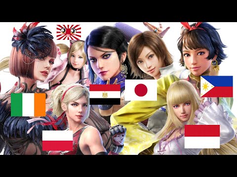 TEKKEN 7 ALL Characters Nationality