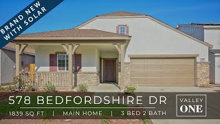 Brand-New Home For Rent in Patterson, CA: Single story 3 bed, 2 bath K Hovnanian home