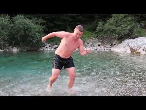 156. CANON BALL INTO ICE COLD WATER IN VERMOSH, ALBANIA