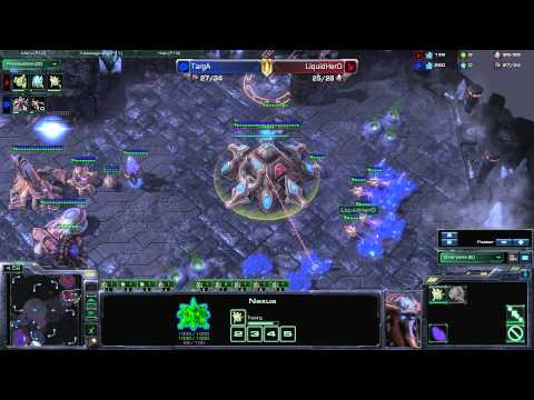 StarCraft 2 Wings of Liberty - Liquid'HerO (P) vs. TargA (Z)
