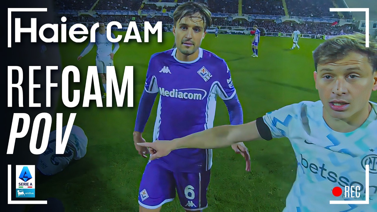 HAIER CAM | REF CAM POV: You Are The Referee in Fiorentina-Inter | Serie A 2025/26