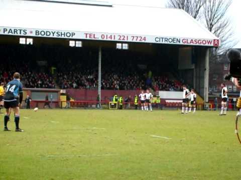 Dan Parks Kicking in 1872 Cup