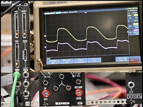 C.K. builds a Fold ring mod/wave folder kit from Synthrotek eurorack module