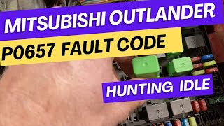 P0657 Mitsubishi Outlander  (diagnosis and repair)