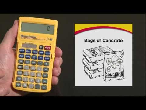 How to Estimate Volume and Bags of Concrete Needed | Material Estimator