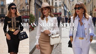 Fashionable Autumn Trends 2025 🍂 Milan Style Habits You Didn't Know | Italian Outfits & Luxury Looks