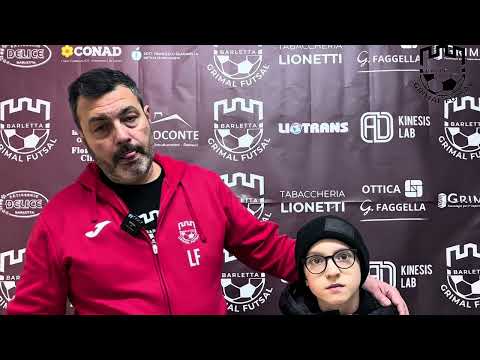 Grimal Futsal Barletta-Sammichele 2-1, il post gara con mister Leo Ferrazzano