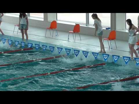 Aga Ancypo i Czarnowicz Gabriela 50m dowolny Suwałki 10 06 2016