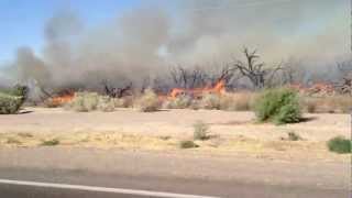 preview picture of video 'Fire in Mohave Valley'