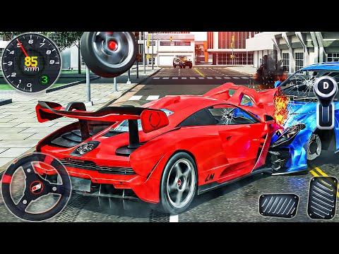 Car Crash Race Compilation Simulator 3D - Real Extreme Beam Racing Derby Car - Android GamePlay #2