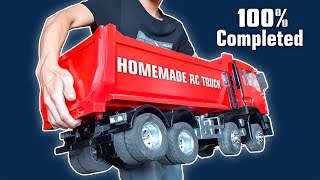 How to make RC Truck MAN TGS 8x8 1/10 Scale 100% C