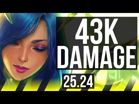 ASHE & Neeko vs CAITLYN & Braum (ADC) | 43K damage | KR Diamond | 25.24