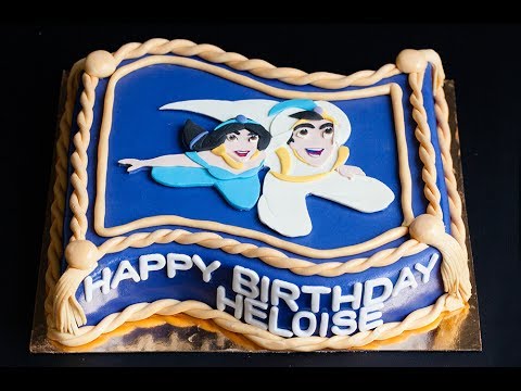 Aladdin and Jasmine Cake  - Lyona Cakes -  Geneva